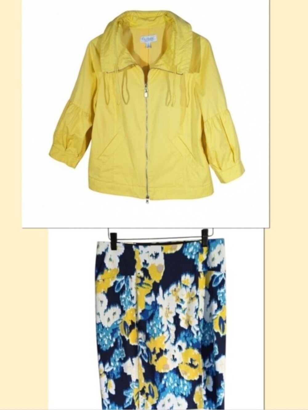 Clearence - Lysse New York Mini Stretch Pencil Skirt  And Matching Jacket - Picture 4 of 12
